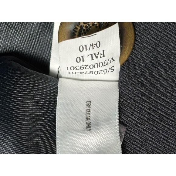 Gap Blazer Womens 2 Gray Wool Blend Two Button Lined Office Career Jacket - Picture 5 of 7